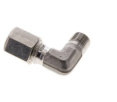 6L & M10x1 (con) RVS L-Vorm Knelfitting Buitendraad 315bar ISO 8434-1