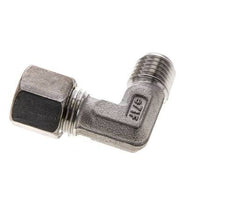 8L & M12x1.5 (con) RVS L-Vorm Knelfitting Buitendraad 315bar ISO 8434-1
