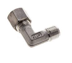 8L & M12x1.5 (con) RVS L-Vorm Knelfitting Buitendraad 315bar ISO 8434-1