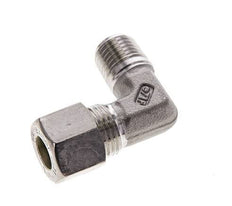 10L & M14x1.5 (con) RVS L-Vorm Knelfitting Buitendraad 315bar ISO 8434-1