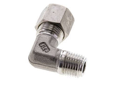 10L & M14x1.5 (con) RVS L-Vorm Knelfitting Buitendraad 315bar ISO 8434-1