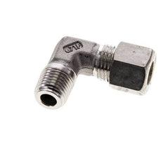 10L & M14x1.5 (con) RVS L-Vorm Knelfitting Buitendraad 315bar ISO 8434-1