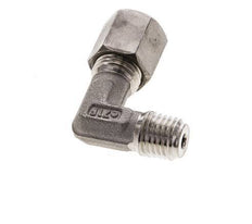 6S & M12x1.5 (con) RVS L-Vorm Knelfitting Buitendraad 500bar ISO 8434-1