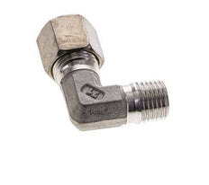 8S & M14x1.5 (con) RVS L-Vorm Knelfitting Buitendraad 500bar ISO 8434-1