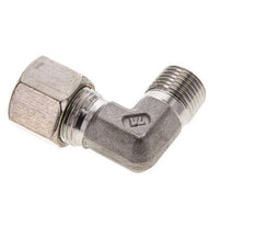 10S & M16x1.5 (con) RVS L-Vorm Knelfitting Buitendraad 450bar ISO 8434-1