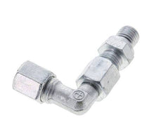 6S & M12x1.5 Zink plated Steel Elbow Cutting Fitting with Male Threads 630 bar Adjustable ISO 8434-1