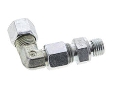 8S & M14x1.5 Zink plated Steel Elbow Cutting Fitting with Male Threads 630 bar Adjustable ISO 8434-1