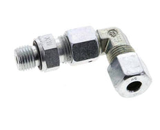 8S & M14x1.5 Zink plated Steel Elbow Cutting Fitting with Male Threads 630 bar Adjustable ISO 8434-1