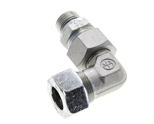 18L & G1/2'' Zink plated Steel Elbow Cutting Fitting with Male Threads 315 bar Adjustable ISO 8434-1