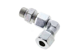 10S & G3/8'' Zink plated Steel Elbow Cutting Fitting with Male Threads 630 bar Adjustable ISO 8434-1