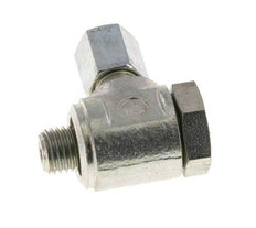 4LL & M8x1 Verzinkt Stalen Swivel Joint Snijringkoppeling Buitendraad 100bar Draaibaar ISO 8434-1