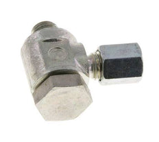 4LL & M8x1 Verzinkt Stalen Swivel Joint Snijringkoppeling Buitendraad 100bar Draaibaar ISO 8434-1
