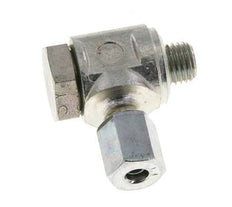 4LL & M8x1 Verzinkt Stalen Swivel Joint Snijringkoppeling Buitendraad 100bar Draaibaar ISO 8434-1