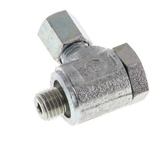 5LL & M8x1 Verzinkt Stalen Swivel Joint Snijringkoppeling Buitendraad 100bar Draaibaar ISO 8434-1