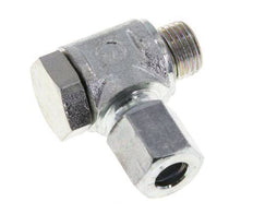 6LL & M10x1 Verzinkt Stalen Swivel Joint Snijringkoppeling Buitendraad 100bar Draaibaar ISO 8434-1