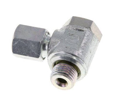 6LL & M10x1 Verzinkt Stalen Swivel Joint Snijringkoppeling Buitendraad 100bar Draaibaar ISO 8434-1