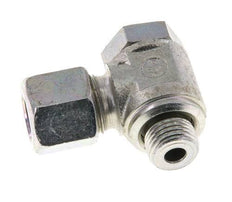 8LL & M10x1 Verzinkt Stalen Swivel Joint Snijringkoppeling Buitendraad 100bar Draaibaar ISO 8434-1