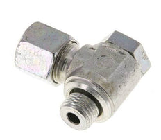 8LL & M10x1 Verzinkt Stalen Swivel Joint Snijringkoppeling Buitendraad 100bar Draaibaar ISO 8434-1