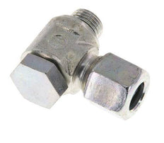 8LL & M10x1 Verzinkt Stalen Swivel Joint Snijringkoppeling Buitendraad 100bar Draaibaar ISO 8434-1