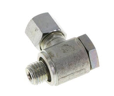 8L & M12x1.5 Verzinkt Stalen Swivel Joint Snijringkoppeling Buitendraad 250bar Draaibaar ISO 8434-1