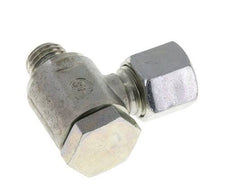 8L & M12x1.5 Verzinkt Stalen Swivel Joint Snijringkoppeling Buitendraad 250bar Draaibaar ISO 8434-1