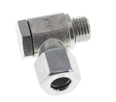 10L & M14x1.5 Verzinkt Stalen Swivel Joint Snijringkoppeling Buitendraad 250bar Draaibaar ISO 8434-1