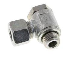 12L & M16x1.5 Verzinkt Stalen Swivel Joint Snijringkoppeling Buitendraad 250bar Draaibaar ISO 8434-1