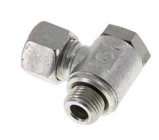 12L & M16x1.5 Verzinkt Stalen Swivel Joint Snijringkoppeling Buitendraad 250bar Draaibaar ISO 8434-1