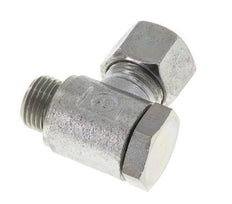 12L & M16x1.5 Verzinkt Stalen Swivel Joint Snijringkoppeling Buitendraad 250bar Draaibaar ISO 8434-1