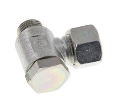 12L & M16x1.5 Verzinkt Stalen Swivel Joint Snijringkoppeling Buitendraad 250bar Draaibaar ISO 8434-1