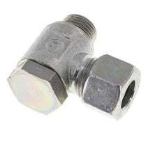 12L & M16x1.5 Verzinkt Stalen Swivel Joint Snijringkoppeling Buitendraad 250bar Draaibaar ISO 8434-1