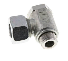 15L & M18x1.5 Verzinkt Stalen Swivel Joint Snijringkoppeling Buitendraad 250bar Draaibaar ISO 8434-1