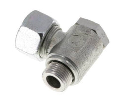 15L & M18x1.5 Verzinkt Stalen Swivel Joint Snijringkoppeling Buitendraad 250bar Draaibaar ISO 8434-1