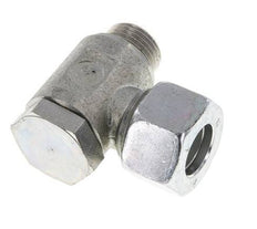 15L & M18x1.5 Verzinkt Stalen Swivel Joint Snijringkoppeling Buitendraad 250bar Draaibaar ISO 8434-1