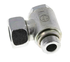 18L & M22x1.5 Verzinkt Stalen Swivel Joint Snijringkoppeling Buitendraad 160bar Draaibaar ISO 8434-1