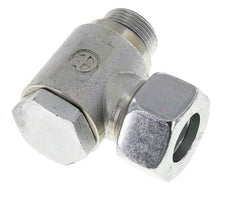 18L & M22x1.5 Verzinkt Stalen Swivel Joint Snijringkoppeling Buitendraad 160bar Draaibaar ISO 8434-1