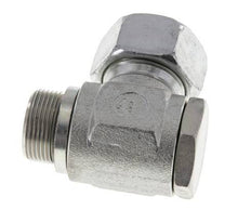 22L & M26x1.5 Verzinkt Stalen Swivel Joint Snijringkoppeling Buitendraad 160bar Draaibaar ISO 8434-1