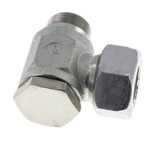 22L & M26x1.5 Verzinkt Stalen Swivel Joint Snijringkoppeling Buitendraad 160bar Draaibaar ISO 8434-1