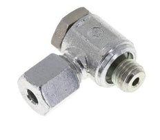6S & M12x1.5 Verzinkt Stalen Swivel Joint Snijringkoppeling Buitendraad 250bar Draaibaar ISO 8434-1