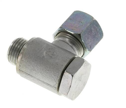 10S & M16x1.5 Verzinkt Stalen Swivel Joint Snijringkoppeling Buitendraad 250bar Draaibaar ISO 8434-1