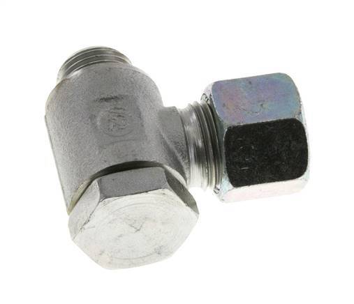 10S & M16x1.5 Verzinkt Stalen Swivel Joint Snijringkoppeling Buitendraad 250bar Draaibaar ISO 8434-1