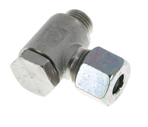 10S & M16x1.5 Verzinkt Stalen Swivel Joint Snijringkoppeling Buitendraad 250bar Draaibaar ISO 8434-1