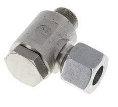 14S & M20x1.5 Verzinkt Stalen Swivel Joint Snijringkoppeling Buitendraad 250bar Draaibaar ISO 8434-1