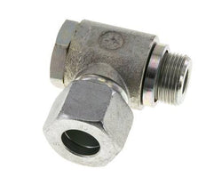 16S & M22x1.5 Verzinkt Stalen Swivel Joint Snijringkoppeling Buitendraad 160bar Draaibaar ISO 8434-1