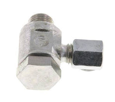 4LL & G1/8'' Verzinkt Stalen Swivel Joint Snijringkoppeling Buitendraad 100bar Draaibaar ISO 8434-1
