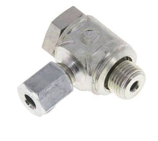 4LL & G1/8'' Verzinkt Stalen Swivel Joint Snijringkoppeling Buitendraad 100bar Draaibaar ISO 8434-1