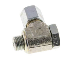 6LL & G1/8'' Verzinkt Stalen Swivel Joint Snijringkoppeling Buitendraad 100bar Draaibaar ISO 8434-1