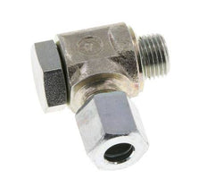 6LL & G1/8'' Verzinkt Stalen Swivel Joint Snijringkoppeling Buitendraad 100bar Draaibaar ISO 8434-1
