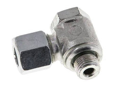 8LL & G1/8'' Verzinkt Stalen Swivel Joint Snijringkoppeling Buitendraad 100bar Draaibaar ISO 8434-1