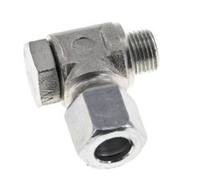 8LL & G1/8'' Verzinkt Stalen Swivel Joint Snijringkoppeling Buitendraad 100bar Draaibaar ISO 8434-1